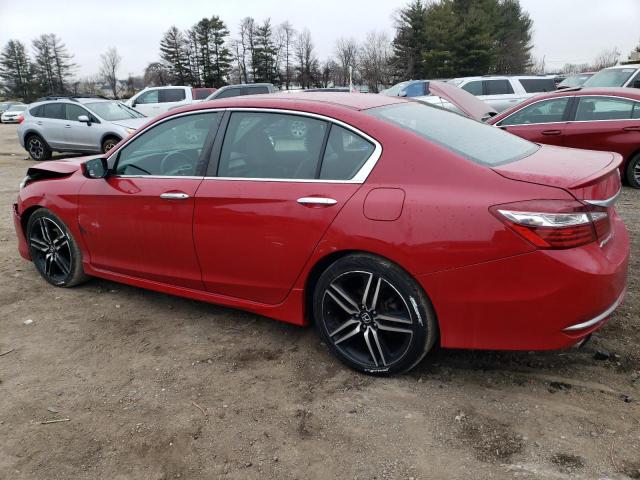 1HGCR2F17HA111604 - 2017 HONDA ACCORD SPORT SPECIAL EDITION RED photo 2