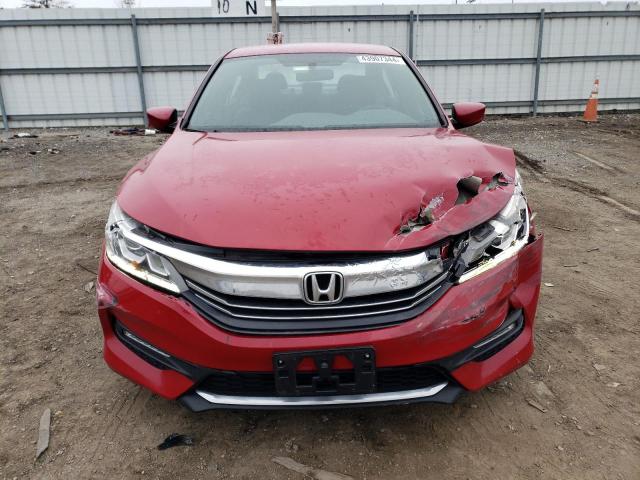 1HGCR2F17HA111604 - 2017 HONDA ACCORD SPORT SPECIAL EDITION RED photo 5