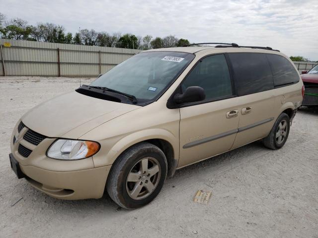 2B8GP44G21R129966 - 2001 DODGE GRAND CARA SPORT BEIGE photo 1