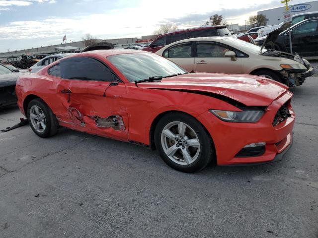 1FA6P8AM9G5260437 - 2016 FORD MUSTANG RED photo 4