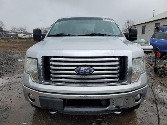 1FTFX1ET6CFA91663 - 2012 FORD F150 SUPER CAB SILVER photo 5