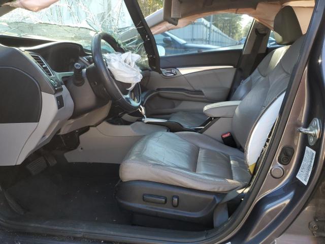 19XFB2F92FE030820 - 2015 HONDA CIVIC EXL გრაფიტი ფოტო 7