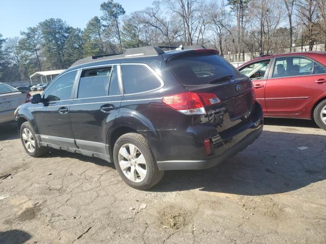 4S4BRBKC6B3363949 - 2011 SUBARU OUTBACK 2.5I LIMITED BLACK photo 2