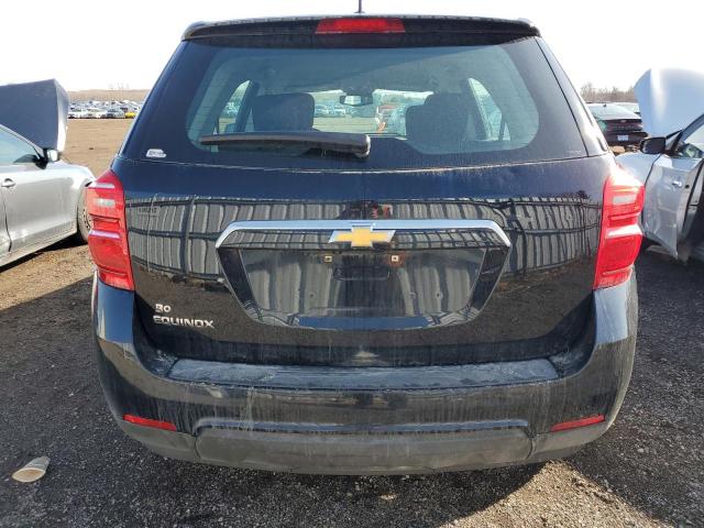 2GNALBEK6H1506652 - 2017 CHEVROLET EQUINOX LS BLACK photo 6