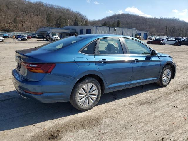 3VWCB7BU7KM221804 - 2019 VOLKSWAGEN JETTA S BLUE photo 3