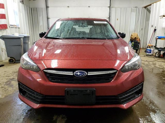 4S3GTAA64M1716592 - 2021 SUBARU IMPREZA RED photo 5