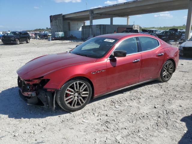 ZAM57RTA9F1141044 - 2015 MASERATI GHIBLI S RED photo 1