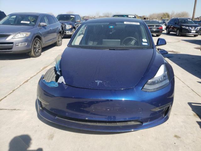 5YJ3E1EA8MF857728 - 2021 TESLA MODEL 3 BLUE photo 5