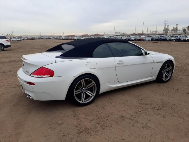 WBSEK93508CY79319 - 2008 BMW M6 WHITE photo 3