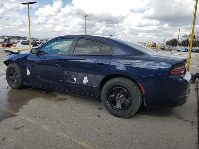 2C3CDXATXMH637227 - 2021 DODGE CHARGER POLICE BLUE photo 2