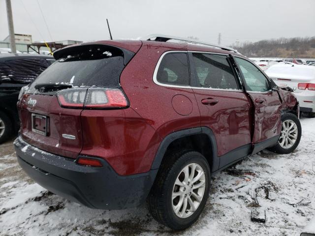 1C4PJLCB8KD479435 - 2019 JEEP CHEROKEE LATITUDE RED photo 3