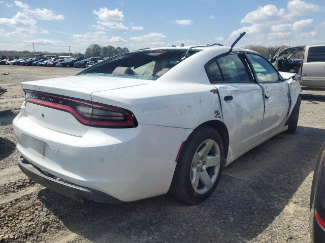 2C3CDXAT2JH257875 - 2018 DODGE CHARGER POLICE WHITE photo 3