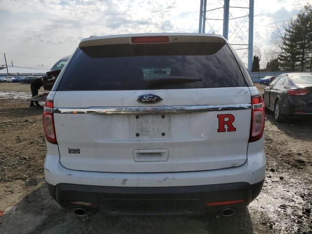 1FM5K7B81DGA35974 - 2013 FORD EXPLORER WHITE photo 6