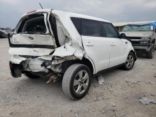 KNDJN2A21K7917928 - 2019 KIA SOUL WHITE photo 3