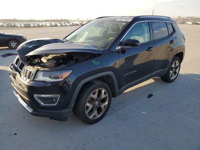 3C4NJDCB1JT442345 - 2018 JEEP COMPASS LIMITED BLACK photo 1