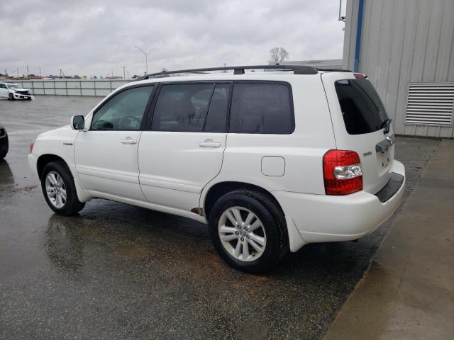 JTEDW21A970017775 - 2007 TOYOTA HIGHLANDER HYBRID WHITE photo 2