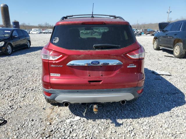 1FMCU0HX6DUC09370 - 2013 FORD ESCAPE SEL RED photo 6