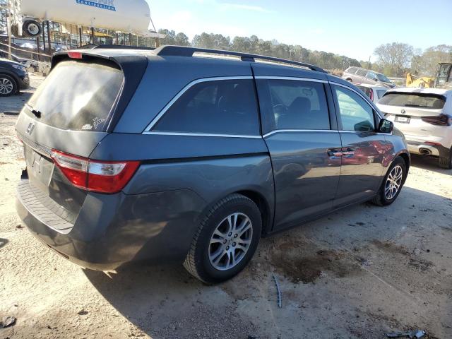 5FNRL5H49CB139228 - 2012 HONDA ODYSSEY EX GRAY photo 3