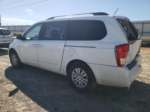 KNDMG4C73B6403788 - 2011 KIA SEDONA LX WHITE photo 2