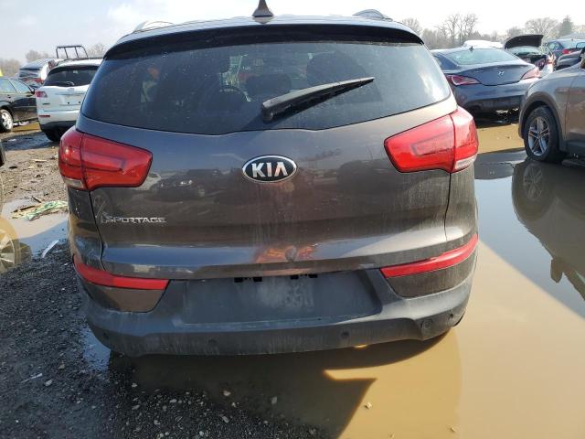 KNDPB3AC6E7639758 - 2014 KIA SPORTAGE BASE BROWN photo 6