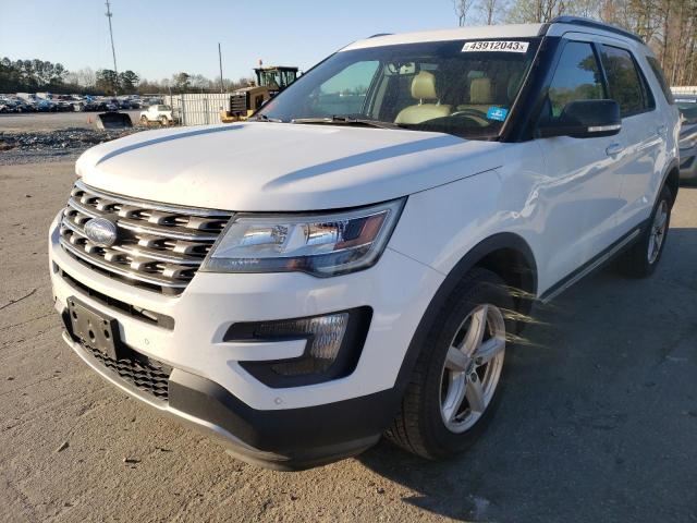 1FM5K8D81GGA11715 - 2016 FORD EXPLORER XLT WHITE photo 1