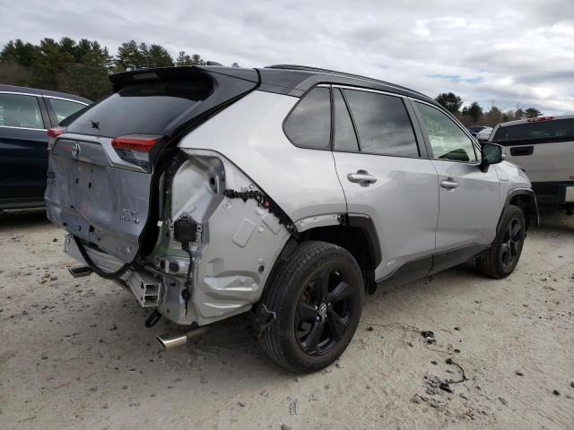 JTMEWRFV3KD511774 - 2019 TOYOTA RAV4 XSE SILVER photo 3