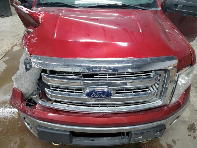 1FTFW1ET4DFC37482 - 2013 FORD F150 SUPERCREW MAROON photo 11