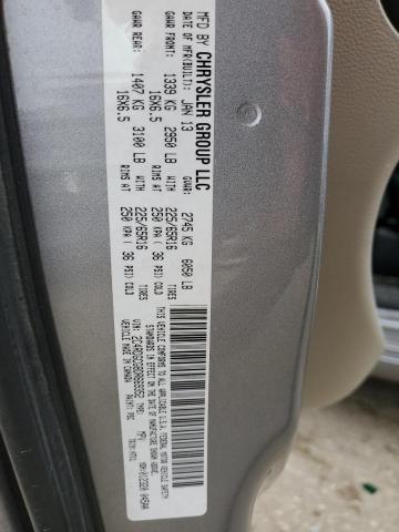 2C4RDGCG8DR669352 - 2013 DODGE GRAND CARA SXT SILVER photo 12