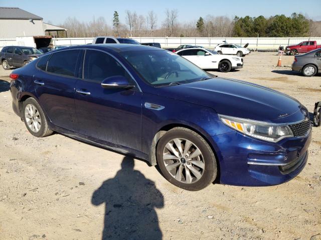 5XXGU4L34GG046844 - 2016 KIA OPTIMA EX BLUE photo 4