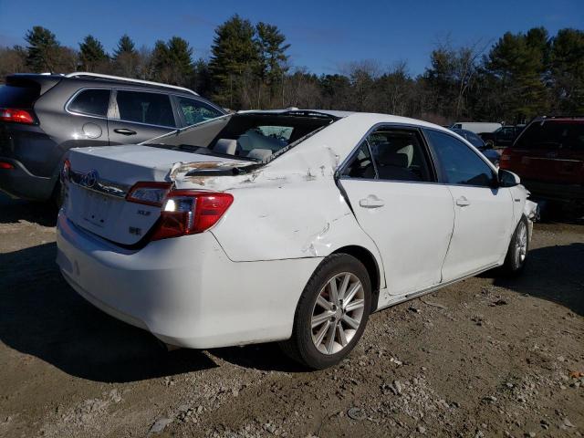 4T1BD1FK7DU068656 - 2013 TOYOTA CAMRY HYBRID WHITE photo 3