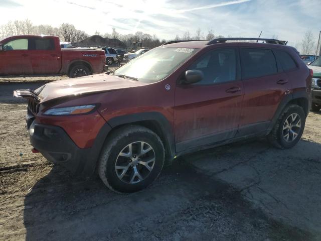 1C4PJMBSXFW592000 - 2015 JEEP CHEROKEE TRAILHAWK 栗色 照片 1