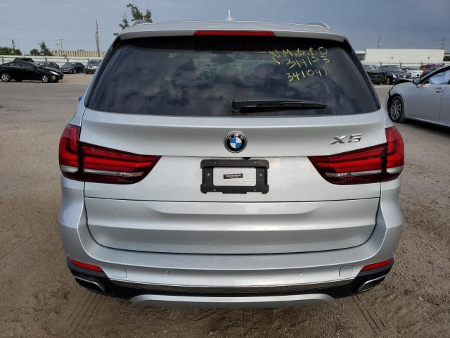 5UXKR0C52J0X83800 - 2018 BMW X5 XDRIVE35I SILVER photo 6