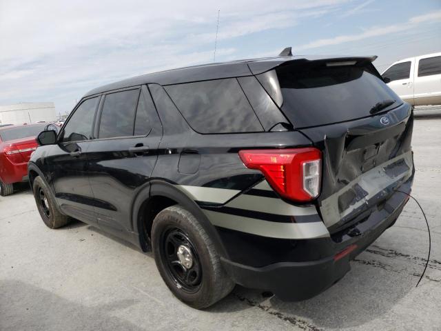 1FM5K8AB7MGA50899 - 2021 FORD EXPLORER POLICE INTERCEPTOR BLACK photo 2