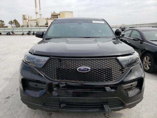 1FM5K8AB7MGA50899 - 2021 FORD EXPLORER POLICE INTERCEPTOR BLACK photo 5