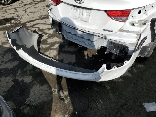 5NPDH4AE5DH163456 - 2013 HYUNDAI ELANTRA GLS WHITE photo 12