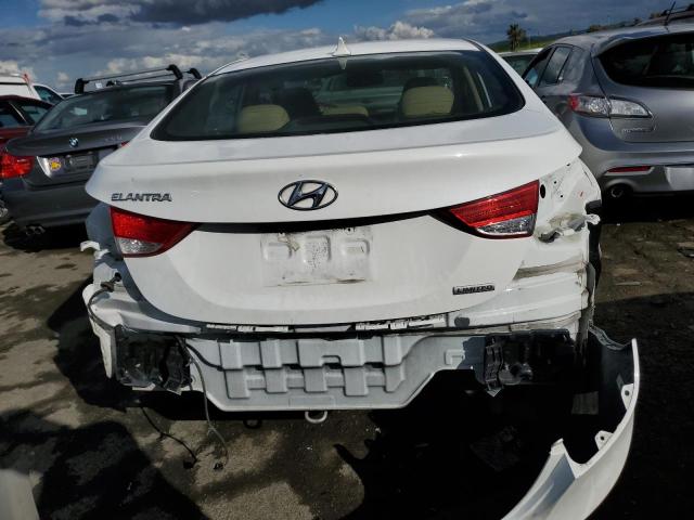 5NPDH4AE5DH163456 - 2013 HYUNDAI ELANTRA GLS WHITE photo 6