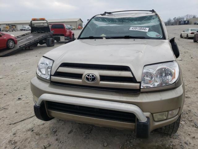 JTEBU14R740021294 - 2004 TOYOTA 4RUNNER SR5 GOLD photo 5