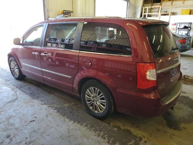 2A4RR6DG0BR609471 - 2011 CHRYSLER TOWN & COU LIMITED RED photo 2