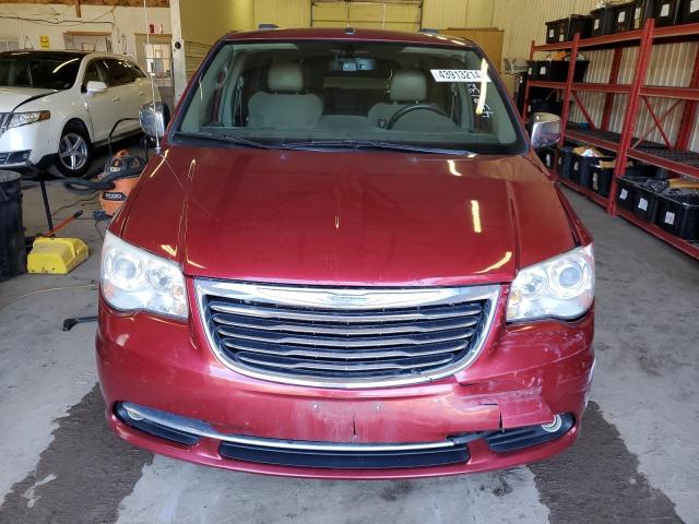 2A4RR6DG0BR609471 - 2011 CHRYSLER TOWN & COU LIMITED RED photo 5