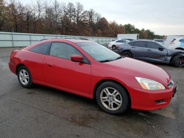 1HGCM727X7A022856 - 2007 HONDA ACCORD EX RED photo 4