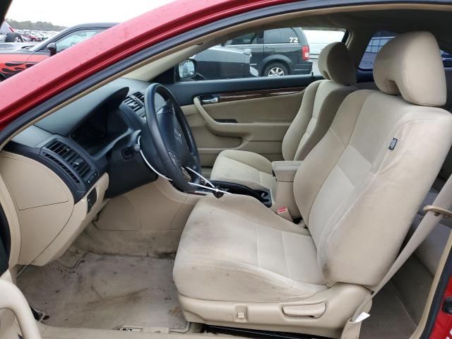 1HGCM727X7A022856 - 2007 HONDA ACCORD EX წითელი ფოტო 7