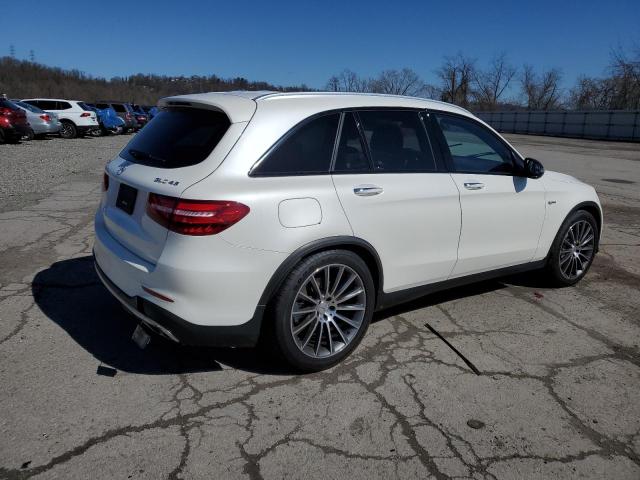 WDC0G6EB6JV033382 - 2018 MERCEDES-BENZ GLC 43 4MATIC AMG WHITE photo 3