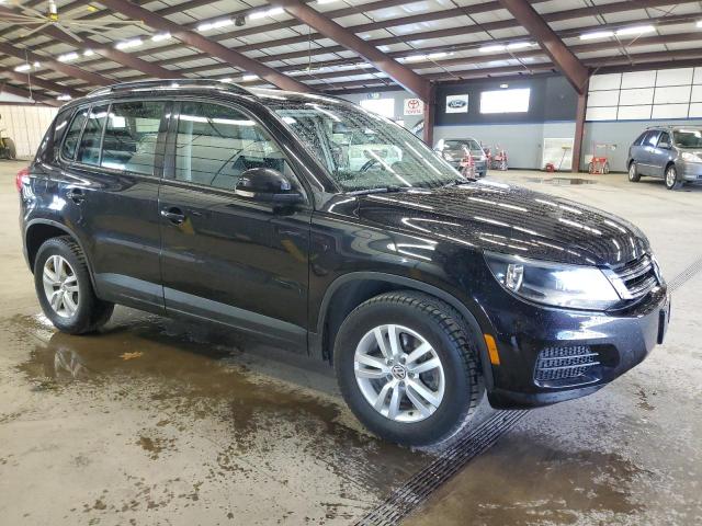 WVGBV7AXXHK000825 - 2017 VOLKSWAGEN TIGUAN S BLACK photo 4