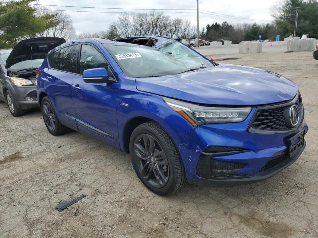 5J8TC2H62ML036478 - 2021 ACURA RDX A-SPEC BLUE photo 4