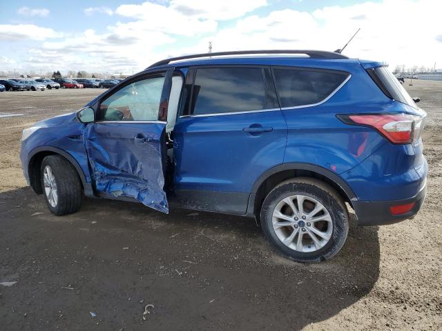 1FMCU9GD3JUB89893 - 2018 FORD ESCAPE SE BLUE photo 2