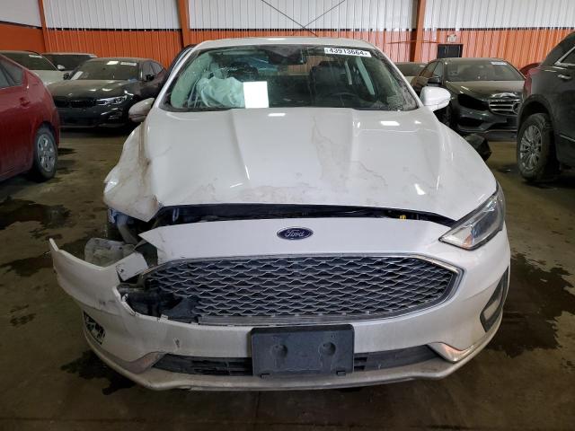 3FA6P0RU4LR141367 - 2020 FORD FUSION TITANIUM WHITE photo 5