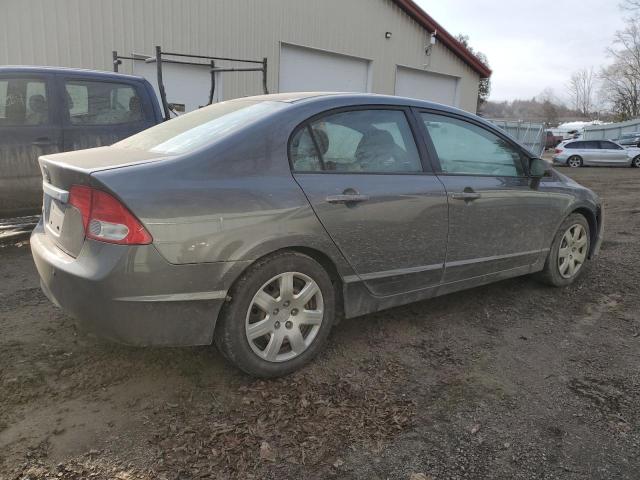 2HGFA16509H369838 - 2009 HONDA CIVIC LX GRAY photo 3