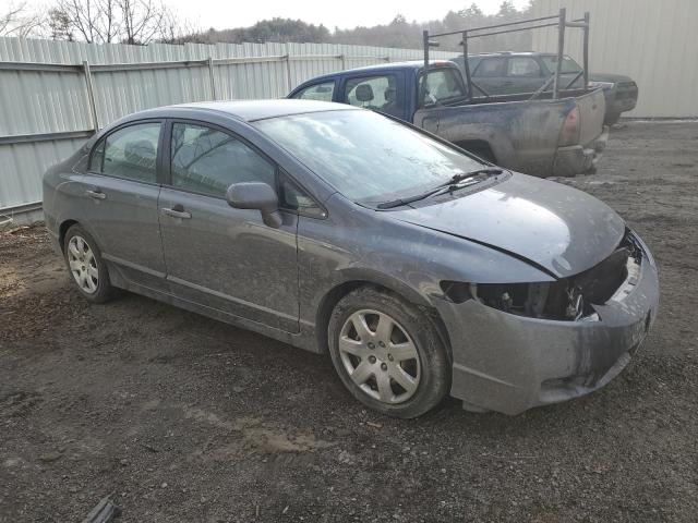 2HGFA16509H369838 - 2009 HONDA CIVIC LX GRAY photo 4