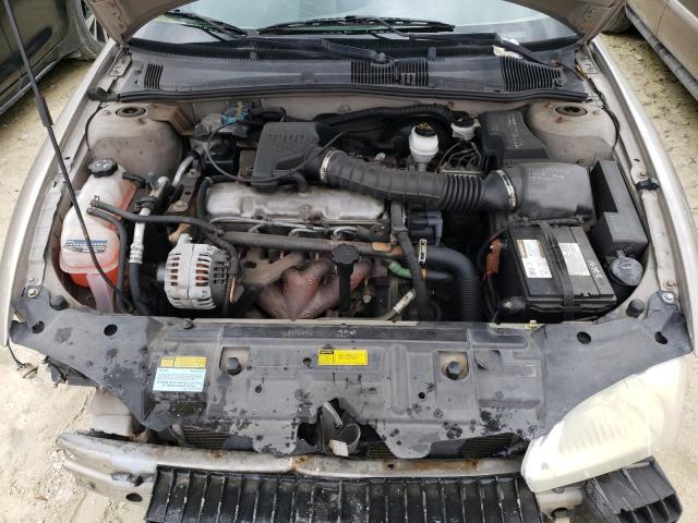 1G1JC124127235642 - 2002 CHEVROLET CAVALIER TAN photo 11