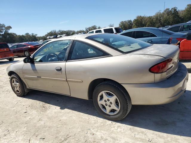 1G1JC124127235642 - 2002 CHEVROLET CAVALIER TAN photo 2